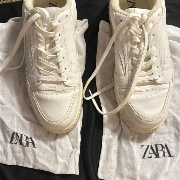 Zara White Sneakers - Picture 2 of 8